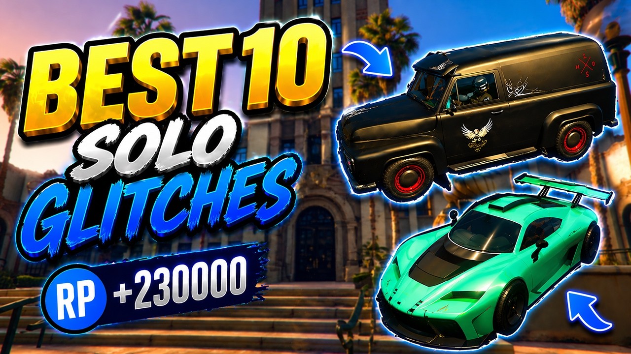 *BEST 10 Solo Glitches In GTA 5 Online 2026!