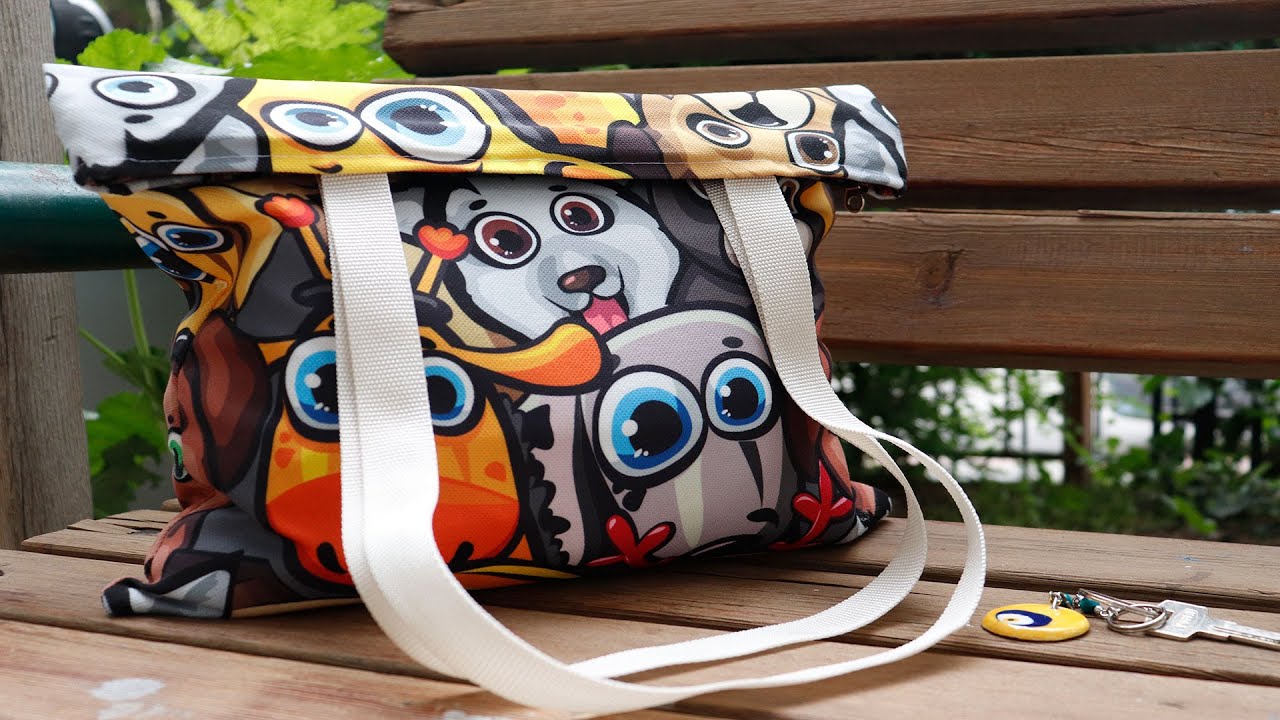 #dikiş #sewing #bagsewing İçten  Fermuarlı Kumas Çanta Dikimi | Fermuarlı Bez Çanta Nasıl Dikilir ?
