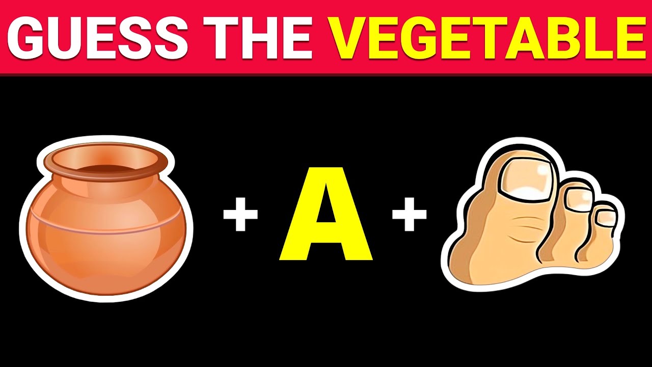 Guess The Vegetable by Emoji | Food by Emoji Quiz