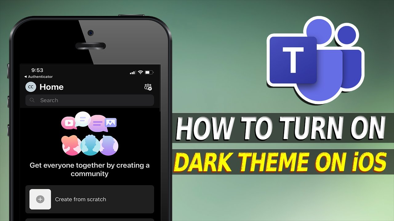 How to Turn on Dark Theme on Microsoft Teams| iPhone and iPad