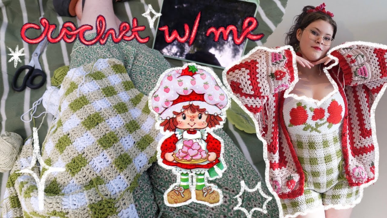 🍓 Pinterest Decides what I Crochet ✸ Strawberry Shortcake Vibes 🍓