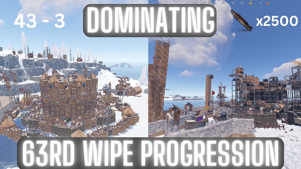 How 63RD Plays FORCE WIPE | WIPE PROGRESSION (2500+ ROCKETS)