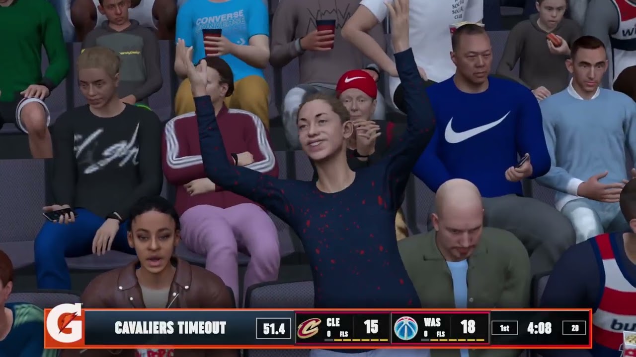 NBA 2K26 MY NBA GAME DAY 18: CAVALIERS @ WIZARDS NBA CUP GROUP GAME