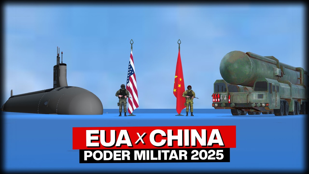 EUA vs CHINA &mdash; Compara&ccedil;&atilde;o Militar (2025)