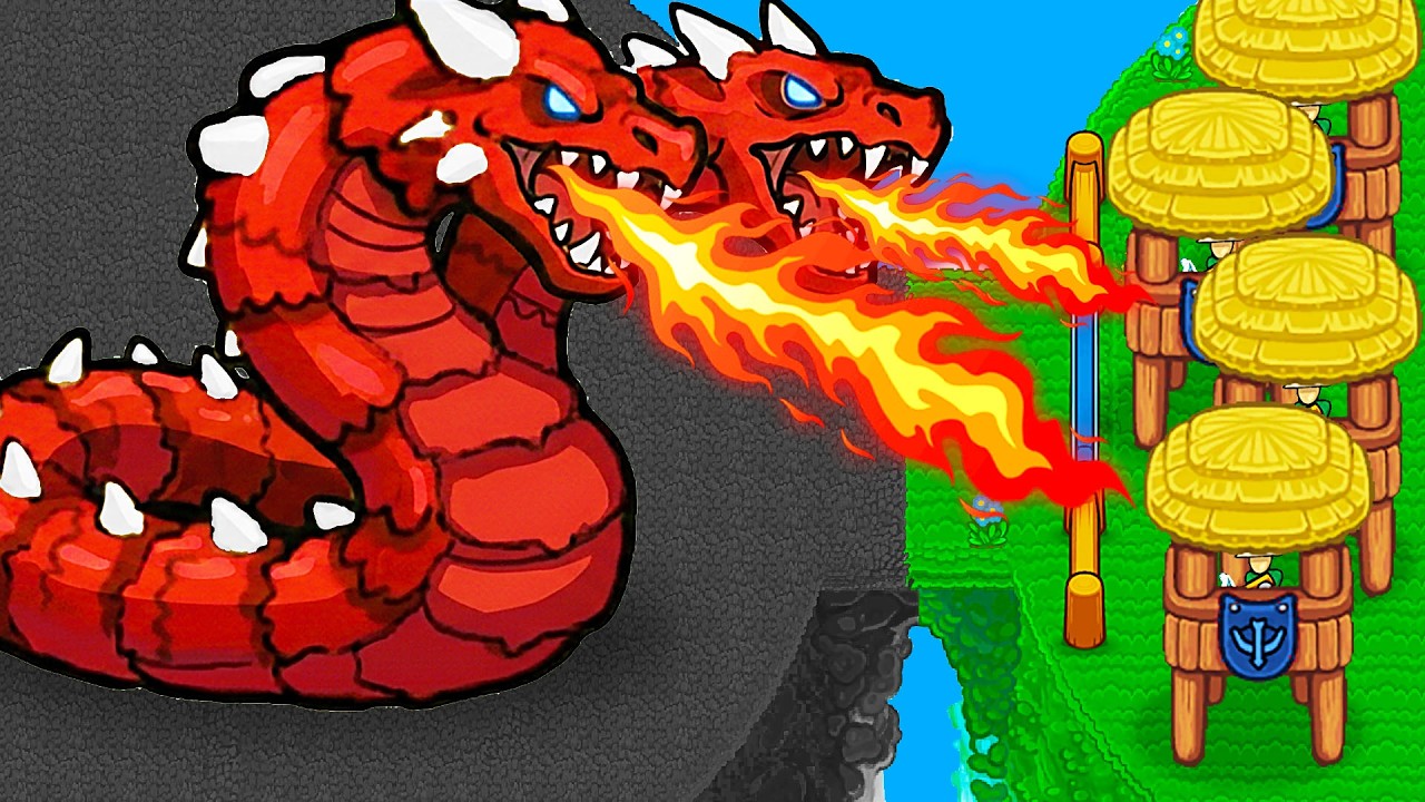 Stworzyłem NAJGROŹNIEJSZĄ ARMIĘ SMOKÓW 🐉  - Circle Empires 2