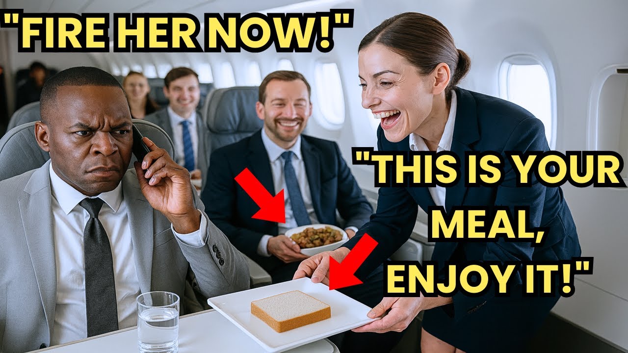 Black CEO Denied First-Class Meal, 5 Minutes Later Entire Crew Is Shockingly Ruined