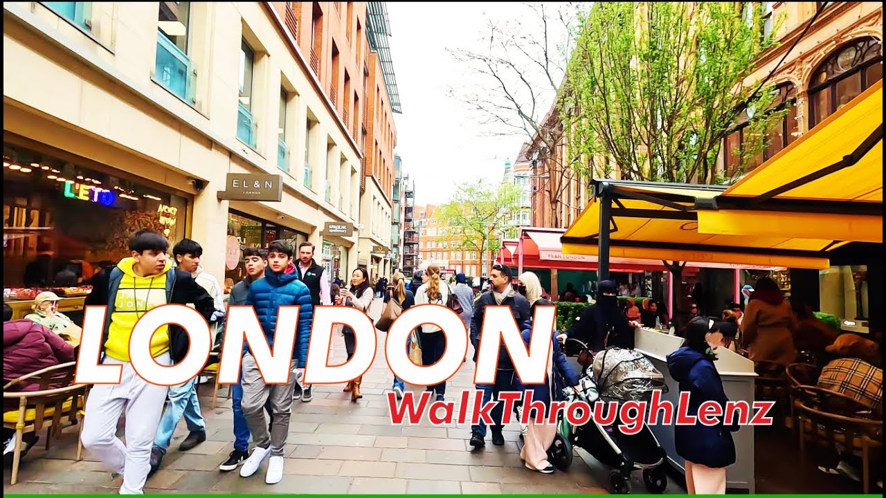 Walking in London, Hyde Park corner to Harrods London walk tour 2024