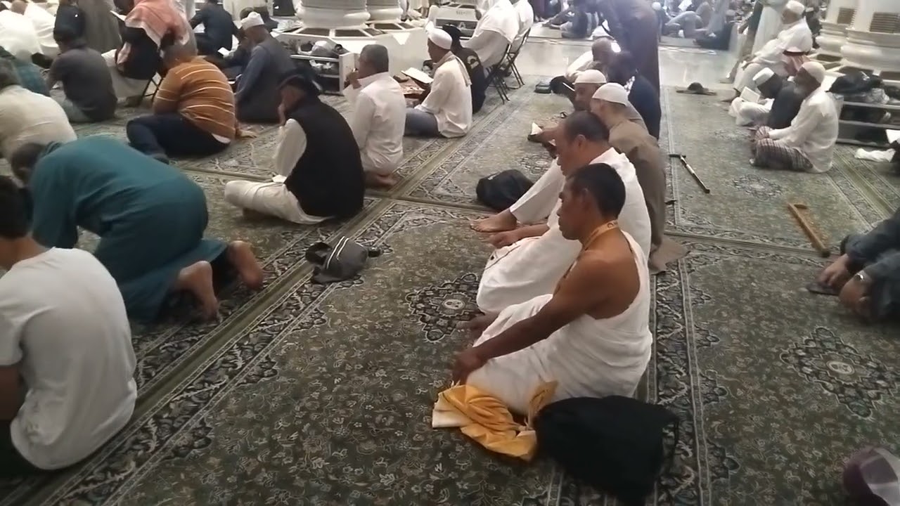 Muonekano wa ndani ya masjid nabiy madinatul munawarah