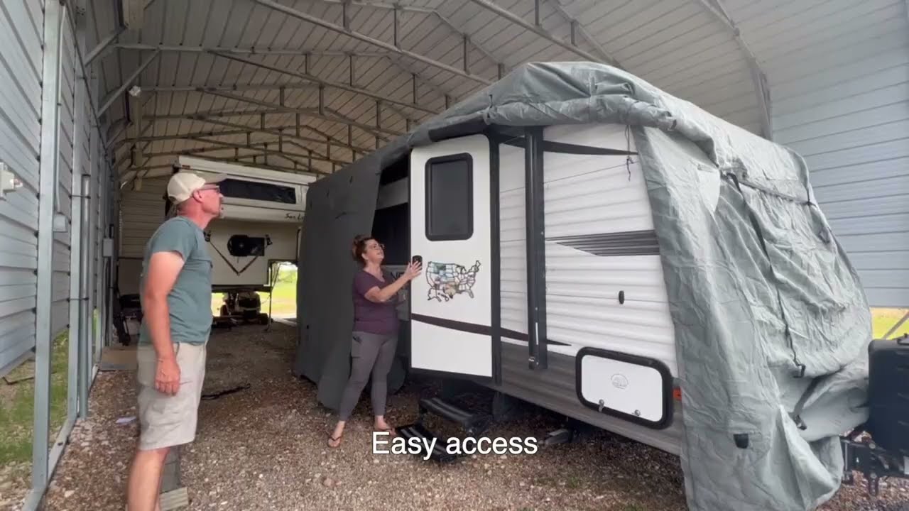 How many accessories can one Travel Trailer RV Cover have ?  | Leader Accessories