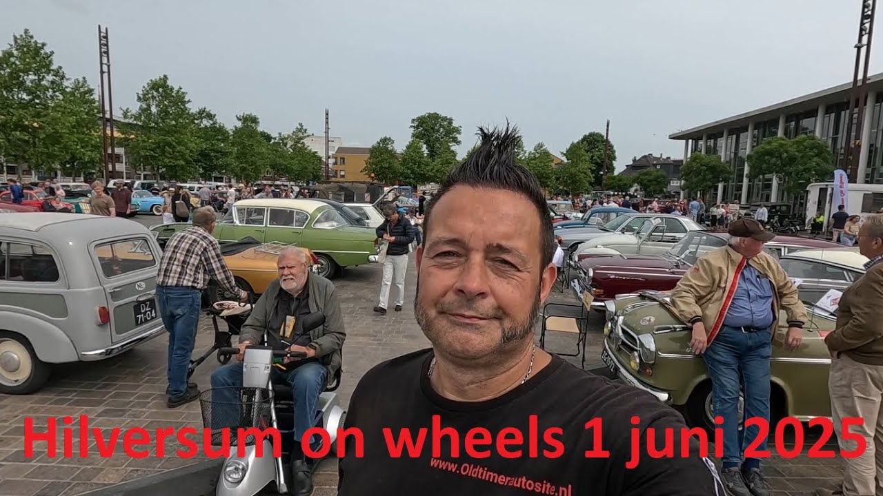 Hilversum On Wheels oldtimers klassiekers Youngtimers 1 juni 2025 Bezoeken met Morpheus.