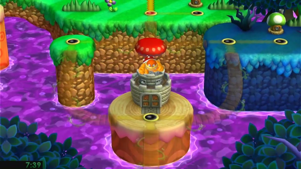 New Super Mario Bros. U Deluxe 100% Former World Record Speedrun in 3:33:48 (only Mario)