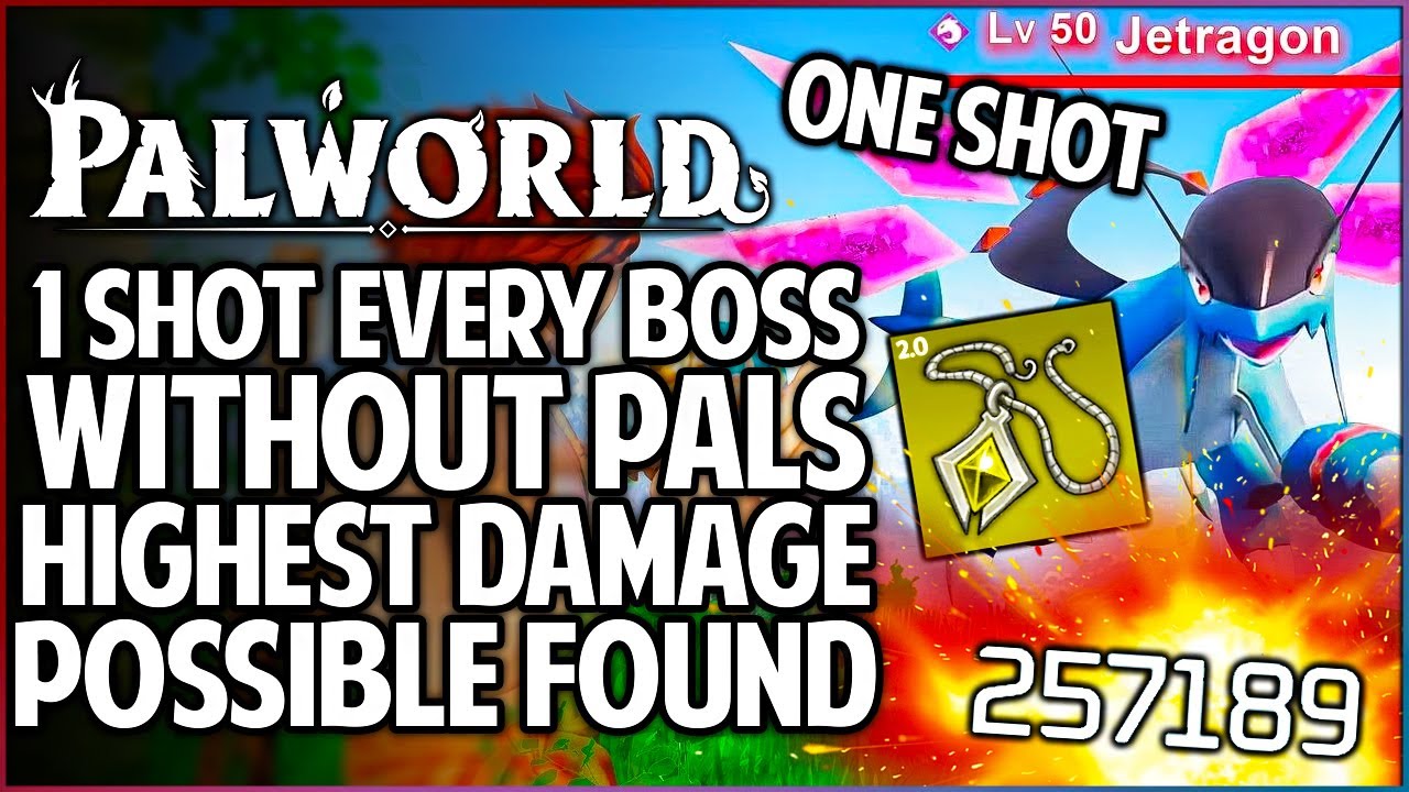 Palworld - This is BIG - How to Kill ANYTHING in 1 Hit - Highest Damage Possible - Attack Guide!