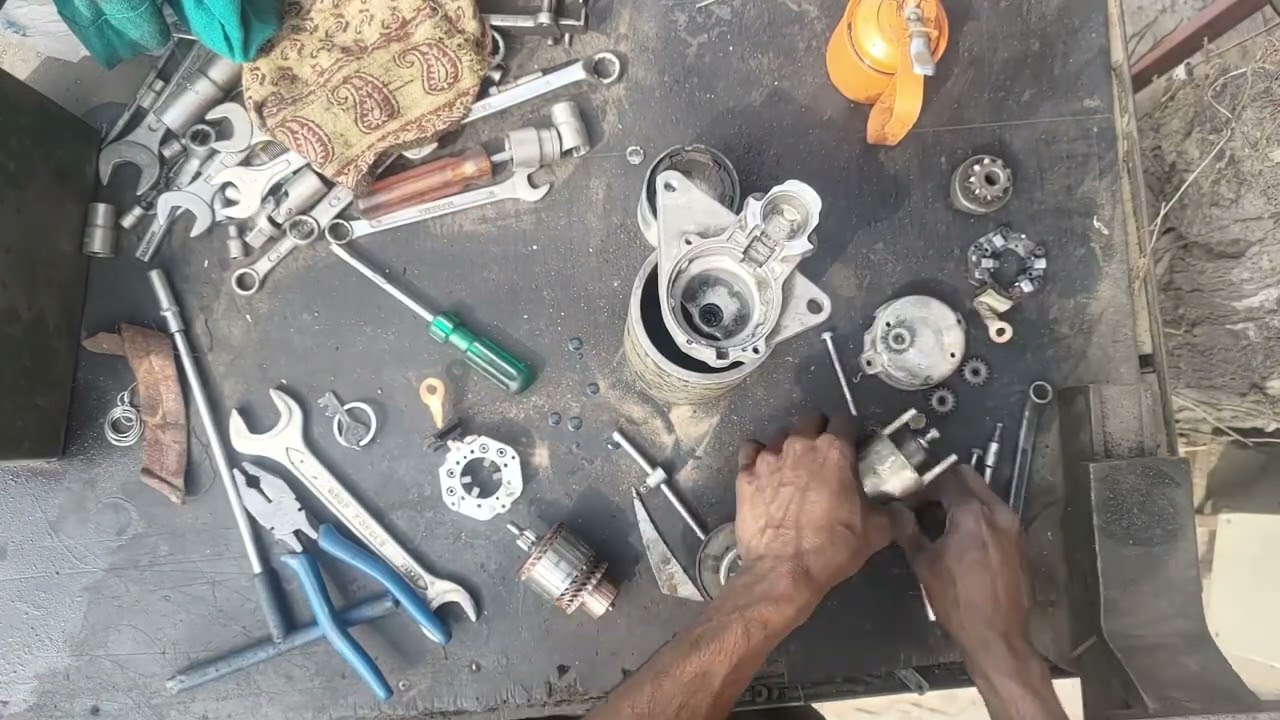 Toyota Etios self starter motor repair