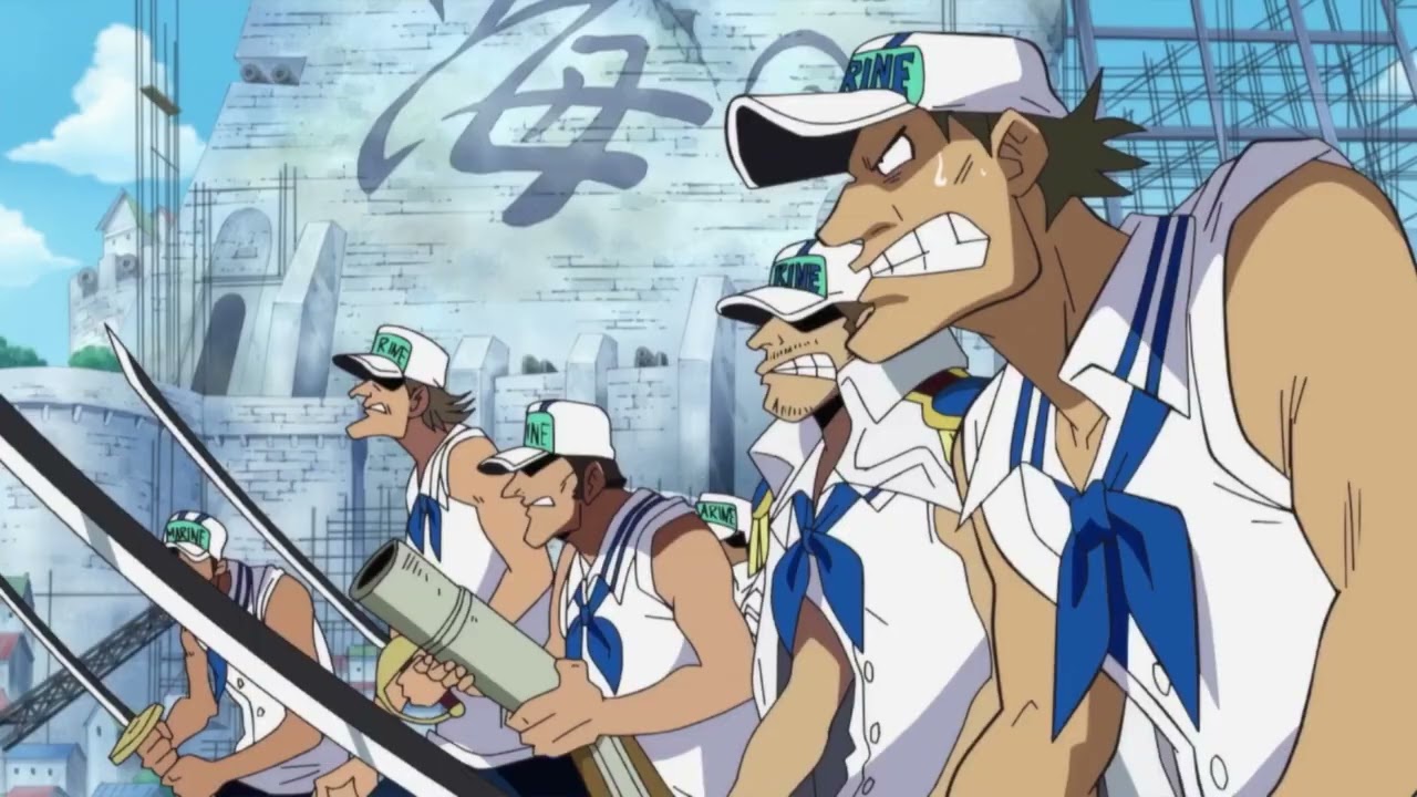 Luffy goes to Marineford again and takes a picture of his 3D2Y message One Piece (English Sub)