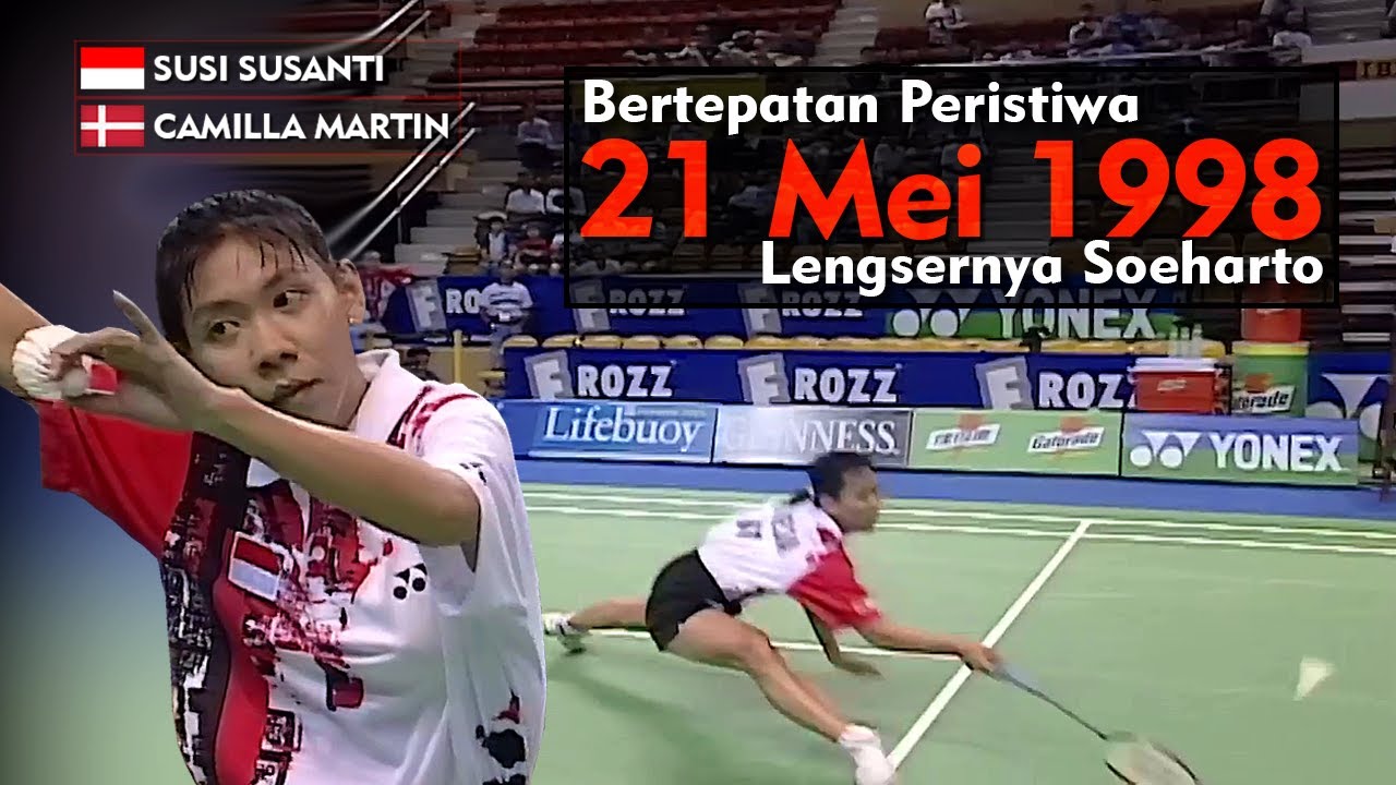 'Last Dance' Susi Susanti vs Camilla Martin ~ Uber Cup 1998