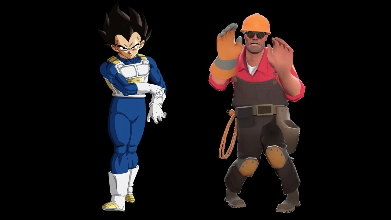 [Fake You TTS/Dragon Ball/TF2] Vegeta's Domination Quotes against the TF2 Mercenaries