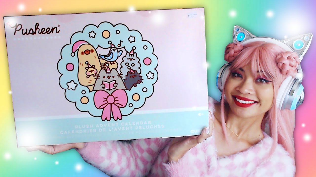 SUGARSTAR РАСПАКОВЫВАЕТ *ВЕСЬ* АДВЕНТ-КАЛЕНДАРЬ PUSHEEN! #pusheen #распаковка #adventcalendar