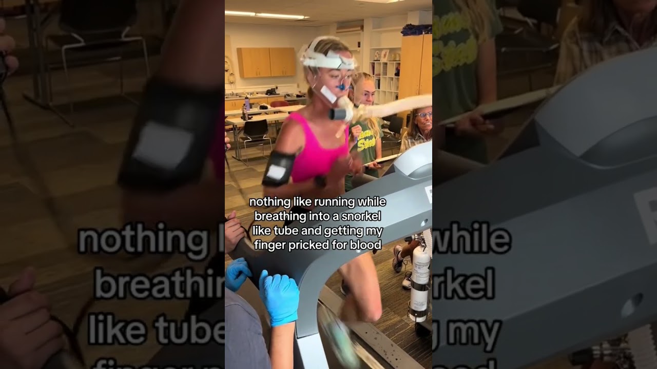 VO2 max test🥲 #runner #running #run #track #marathon #crosscountry #longrun #workout #motivation
