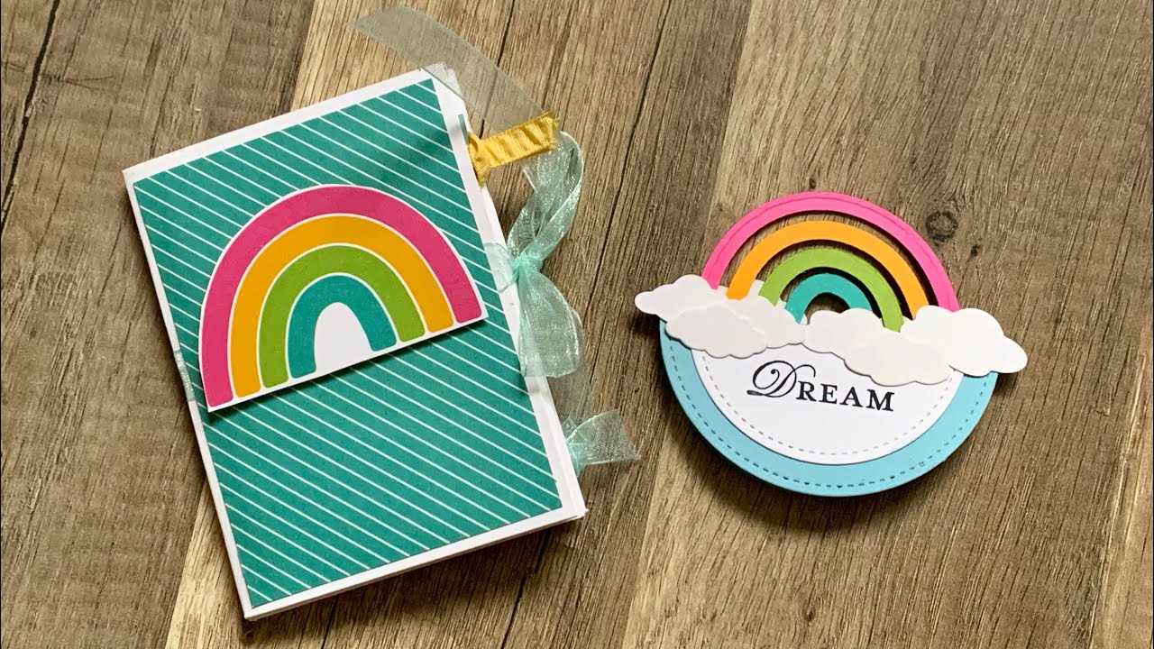 Tutorial: Rainbow Minialbum aus einem 12