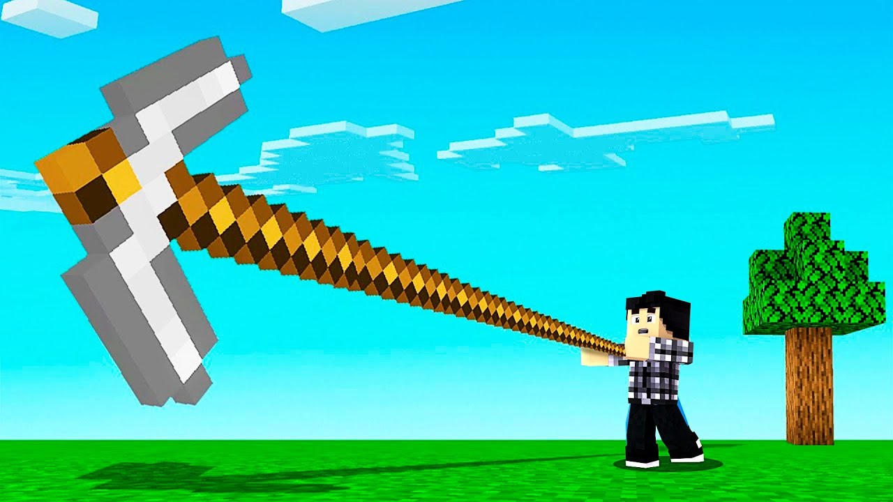 Minecraft MAIS Nous Avons une PIOCHE GÉANTE ! (surpuissant)