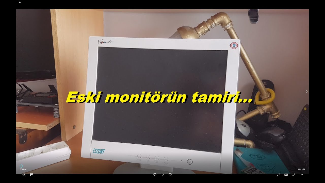 Lcd monitör tamiri nasıl yapılır. Eski bozuk monitörünüzü çöpe atmayın. Çok basit ucuz tamir