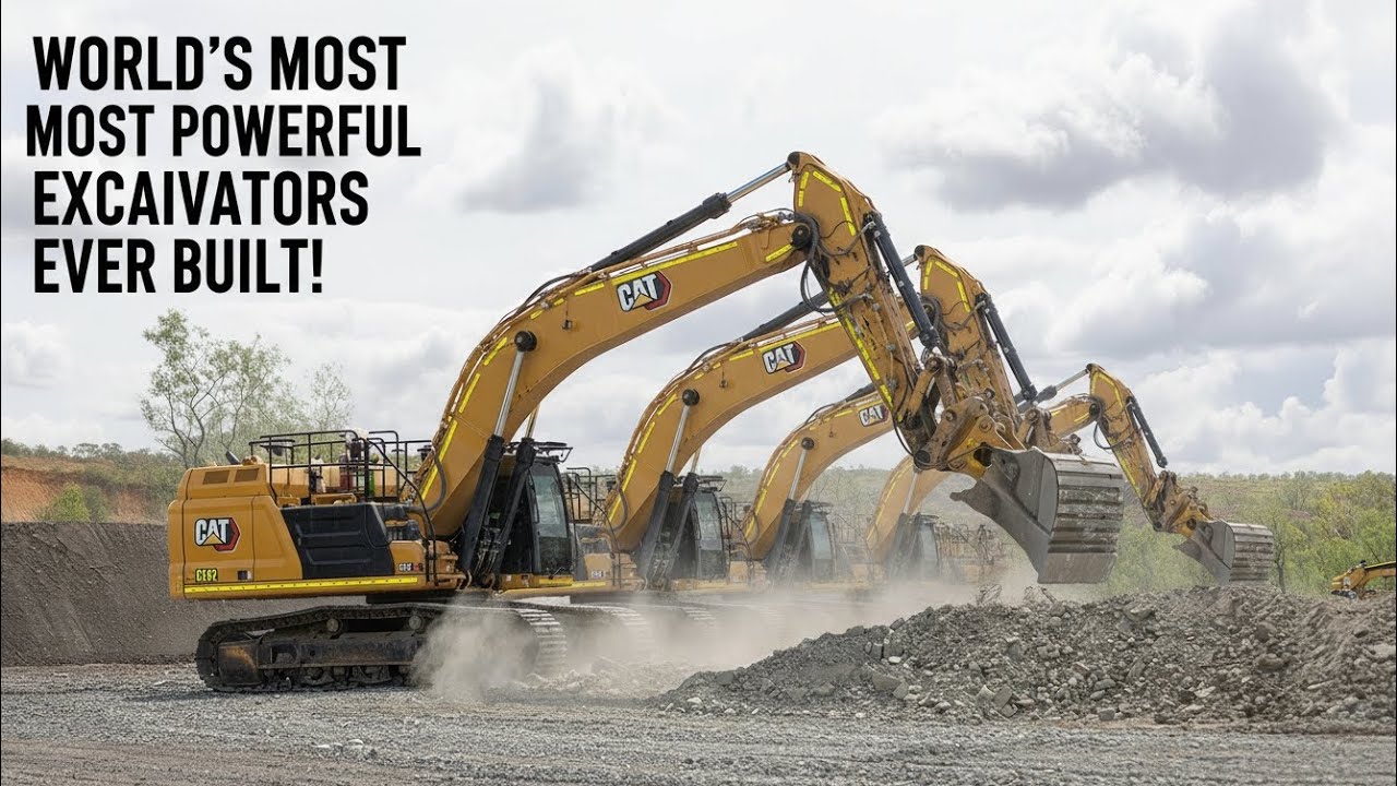 The Most Powerful CAT Excavators Ever Built!