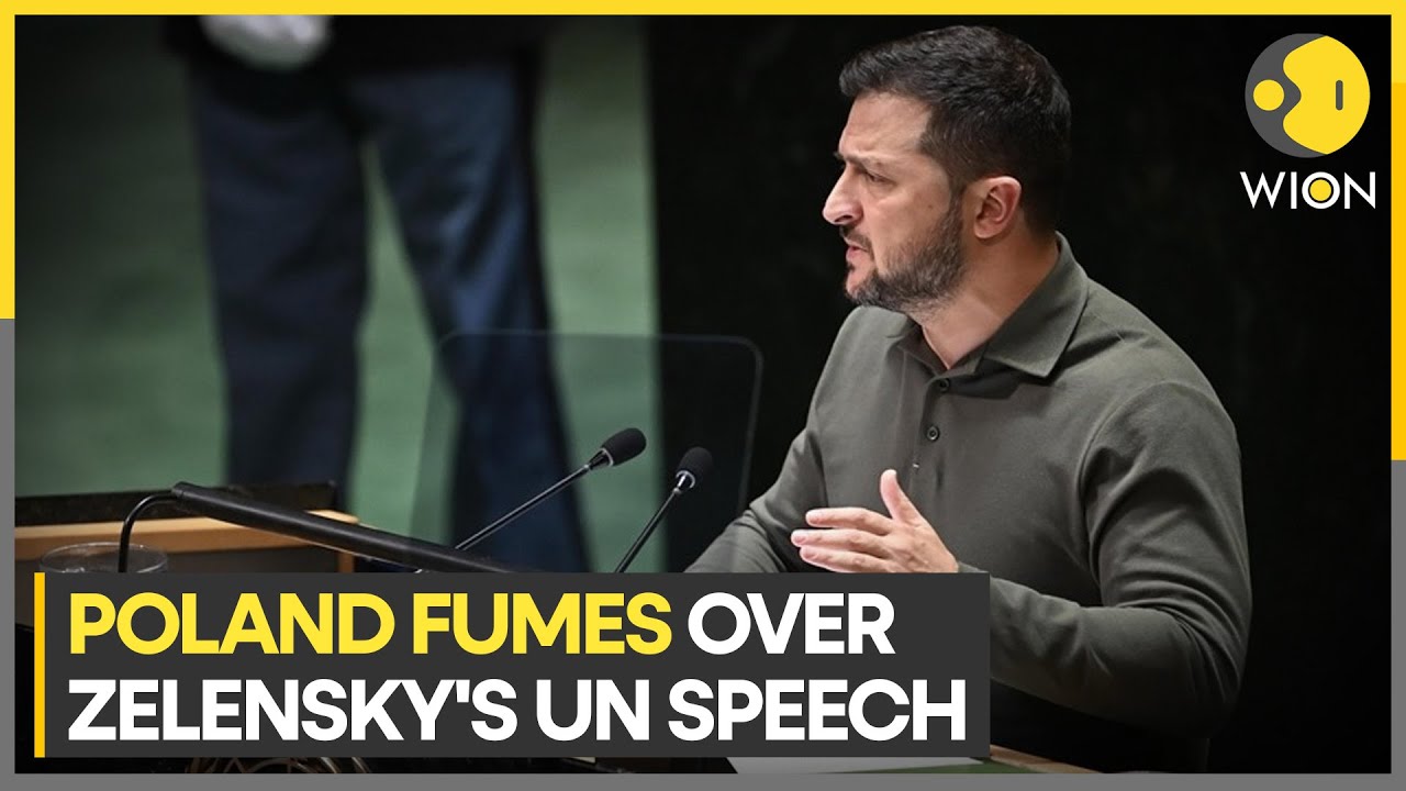 Poland fumes over Ukrainian president's Volodymyr Zelensky's UN speech | Latest News | WION