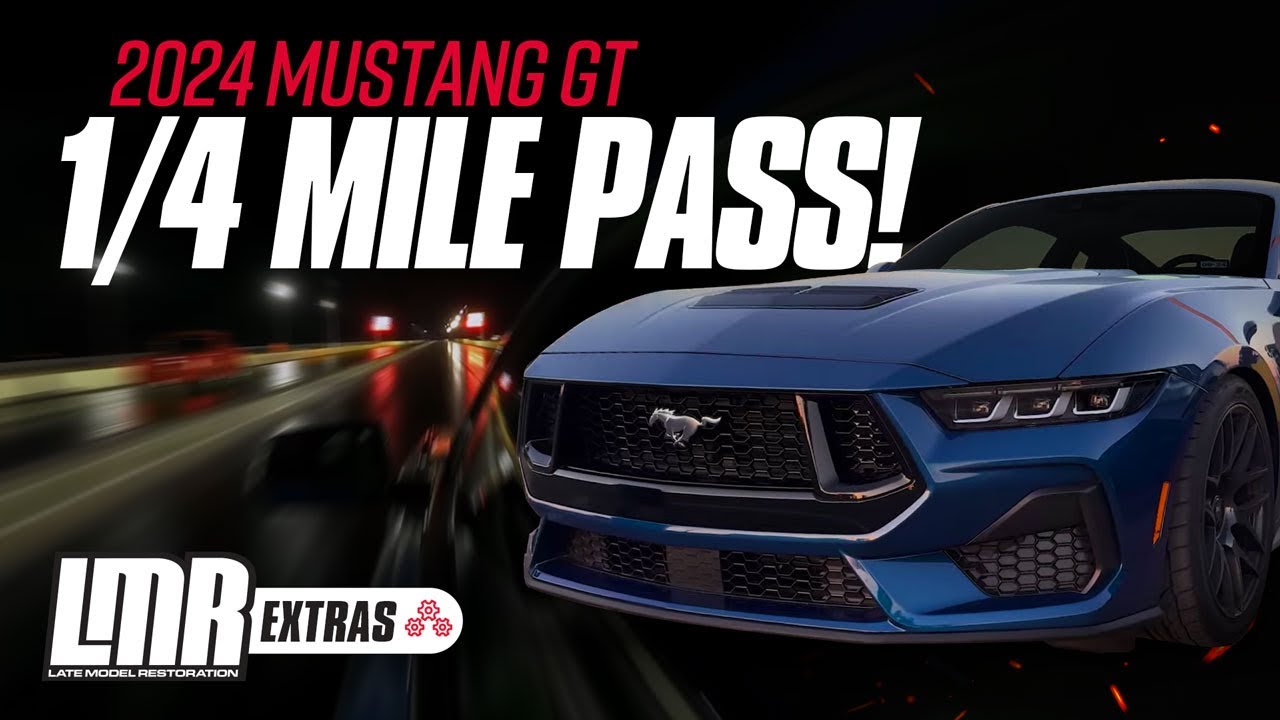 2024 Mustang GT 1/4 Mile Time | Somewhat Stock & Nearly an 11-second Pass + Raptor R vs RAM TRX