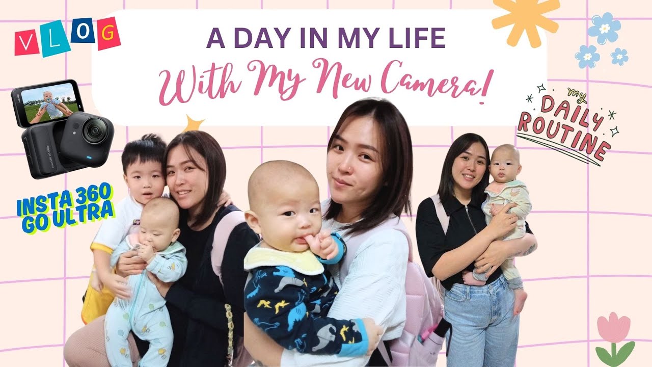 V48 Insta360 GO Ultra 1st Vlog - Day In My Life as a Working Mom of 2