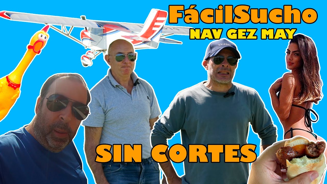 FácilSucho - Navegación aérea de GEZ-25 de Mayo - Fácil Avión Experimental Argentino Vuelo Completo