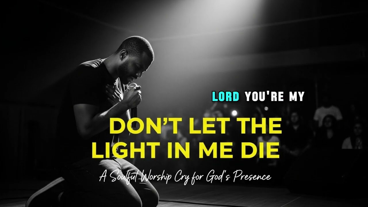 Don’t Let The Light In Me Die 🙏 | Soulful Christian Worship | Lyric Video (Teddy Swims–Inspired)