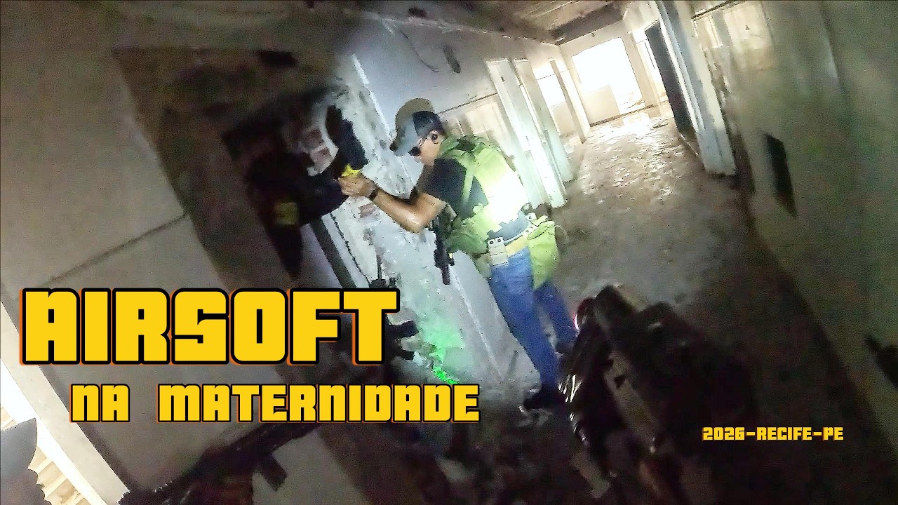 Jogo de Airsoft na maternidade no Bongi em Recife Pernambuco