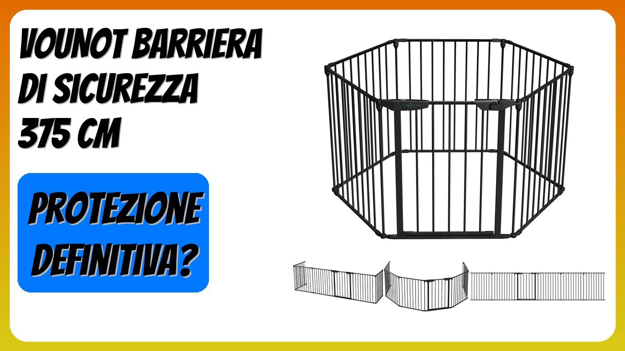 RECENSIONE (2026) : VOUNOT Barriera di Sicurezza 375 cm. DETTAGLI