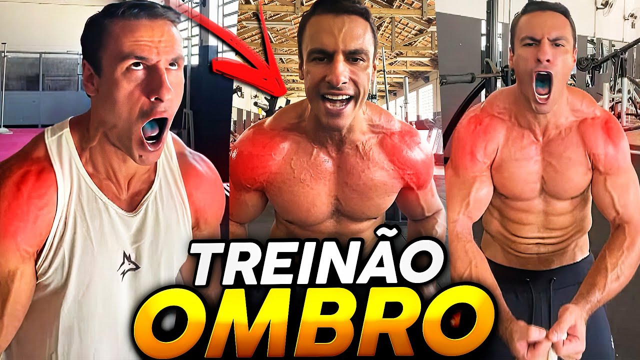SUPER TREINO DE OMBRO DO XANDÃO! LIVE NA ACADEMIA