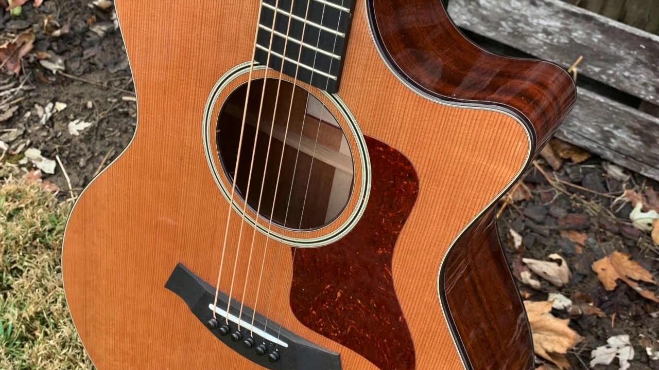 Taylor 2017 514ce acoustic guitar demo