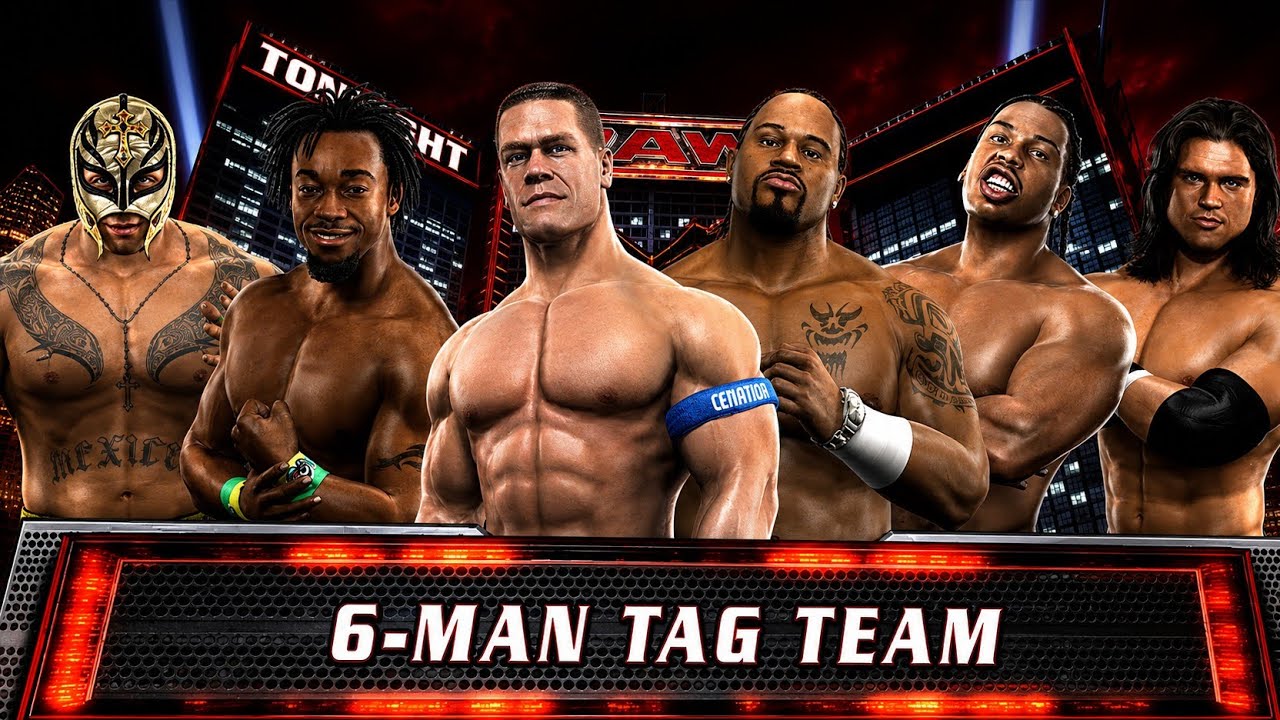 Team Cena VS Team Cryme Tyme - Smackdown VS Raw 2010
