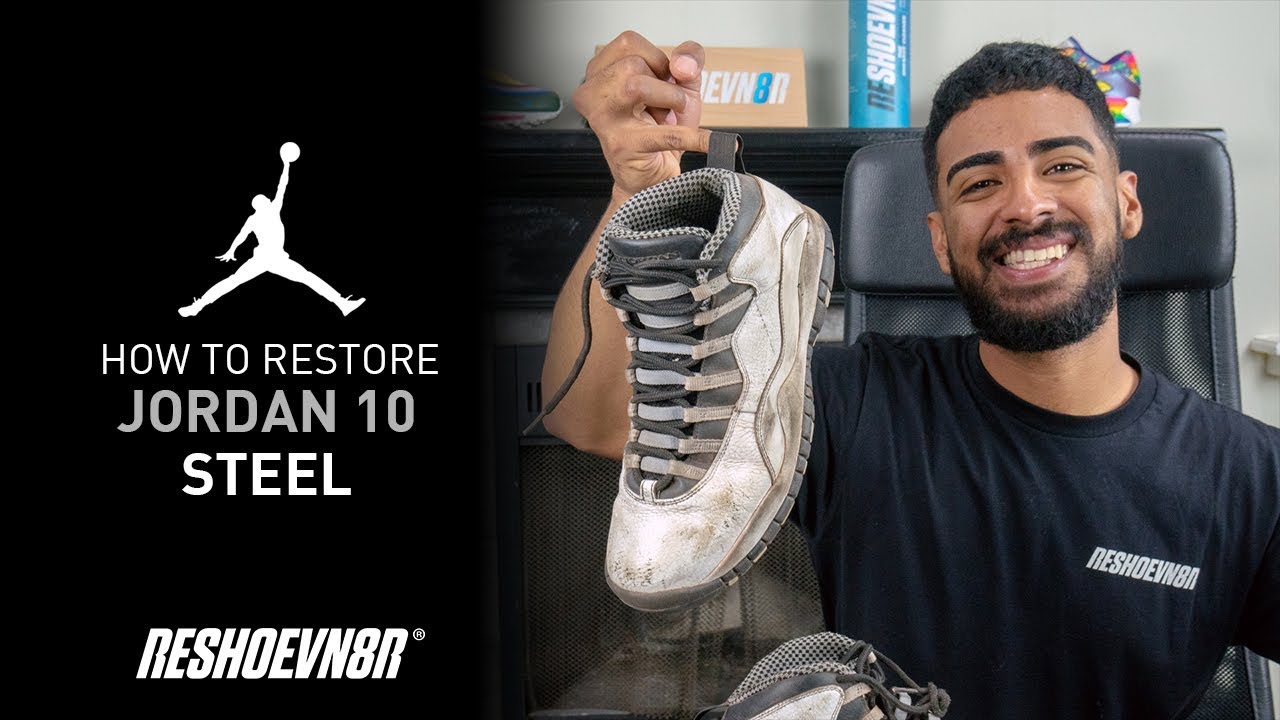 Vick Almighty Restores Jordan 10 Steel With Reshoevn8r!