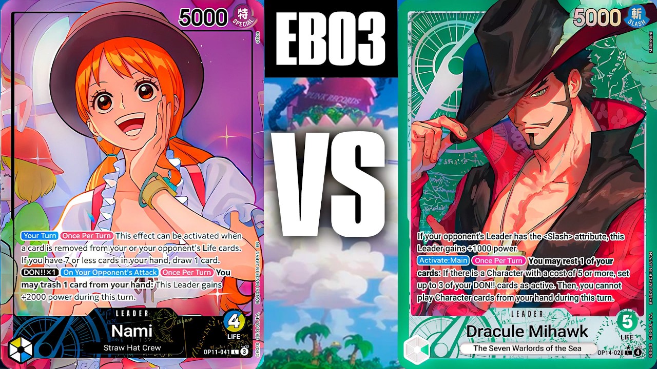 ♠️ POV Nami UY vs Mihawk G [EB03] 37 players ♠️ One Piece TCG
