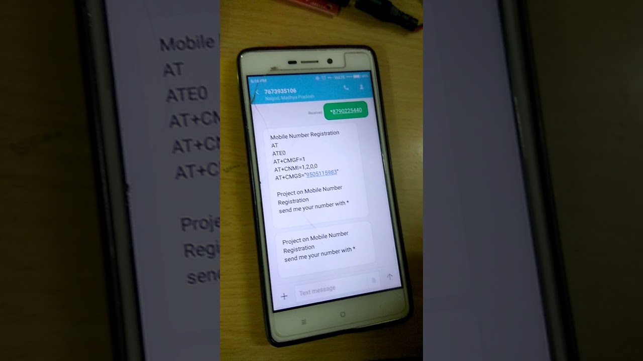 Mobile number registration using arduino uno and gsm module