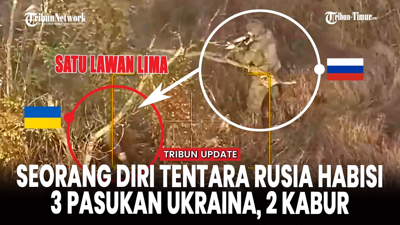 Satu Lawan Lima! Pejuang Rusia &ldquo;Buslay&rdquo; Habisi Tiga Tentara Ukraina dan Paksa Dua Kabur