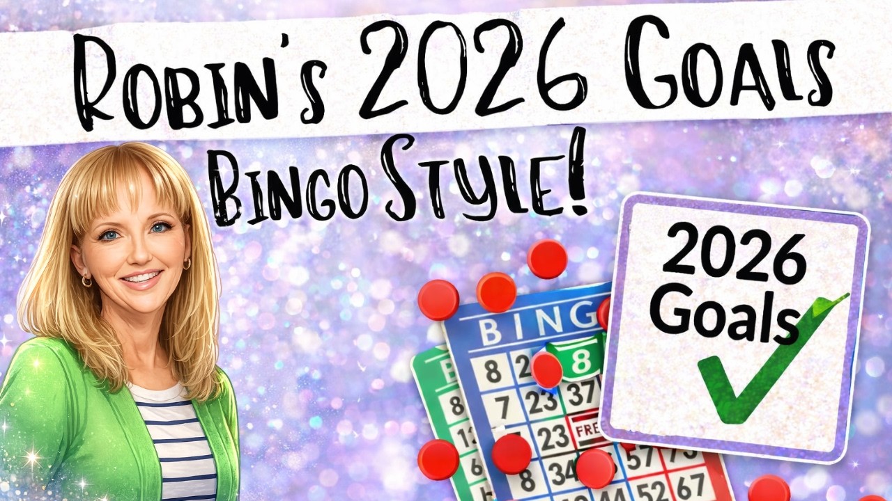 Robin’s 2026 Goals… But She Turned Them Into a BINGO Card!