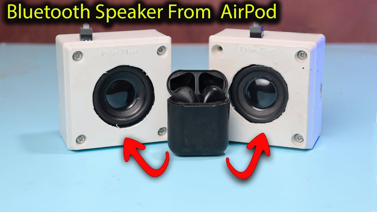 Stereo Bluetooth Speaker From Old AirPod