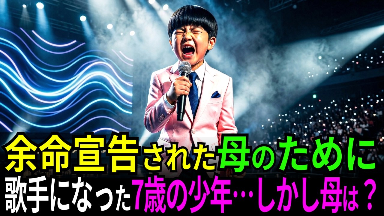 余命宣告された母のために歌手になった7歳の少年…しかし母は？ #enka #エンカ #感動 #のど自慢 #日本の歌 #エンカ歌手 #子供の歌 #AI音楽 #AIミュージック #trot