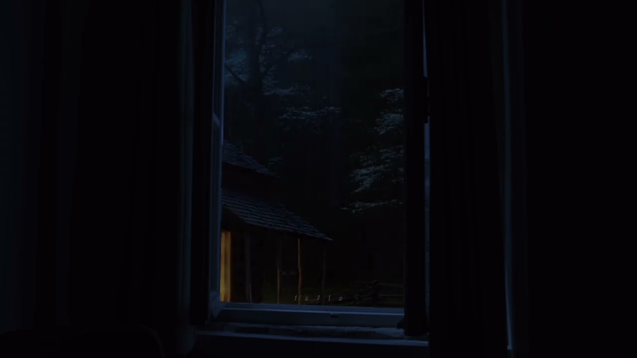 Music (alışmak çok zor) with the sound of rain .