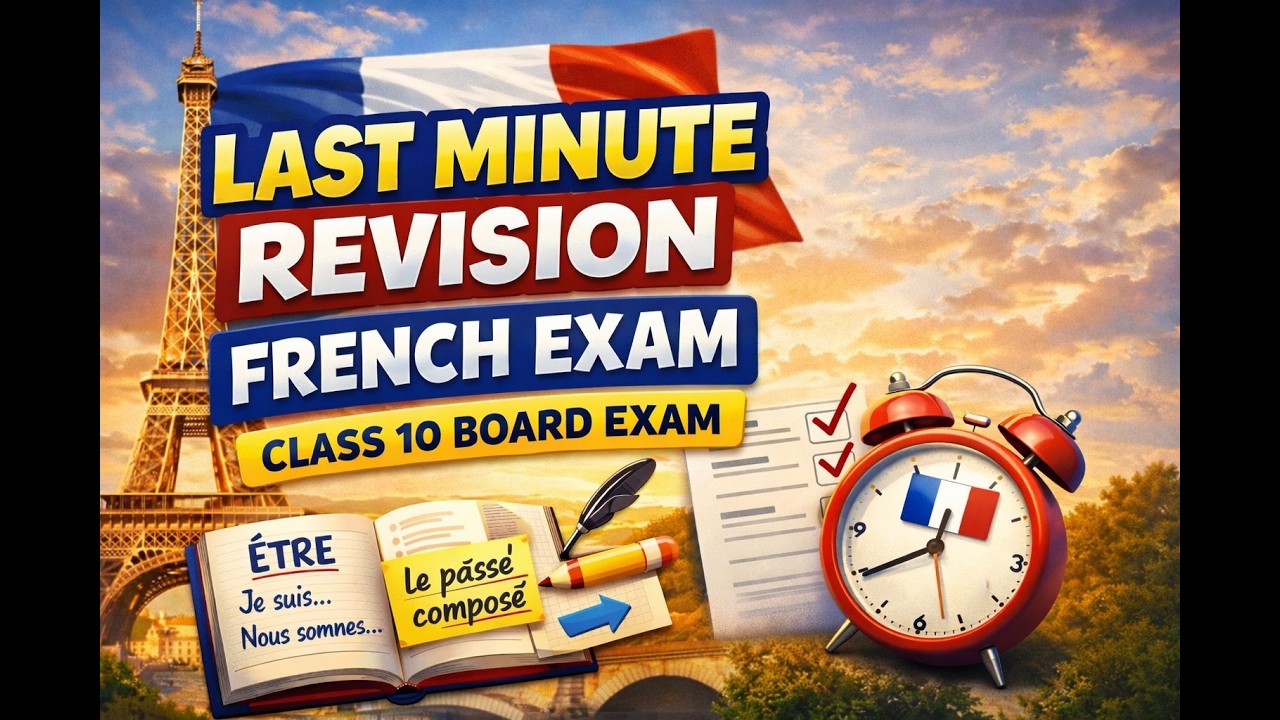Last minute board revision video 4 | BOARD REVISION | LEARN FRENCH BY SHAGUN 9711476538