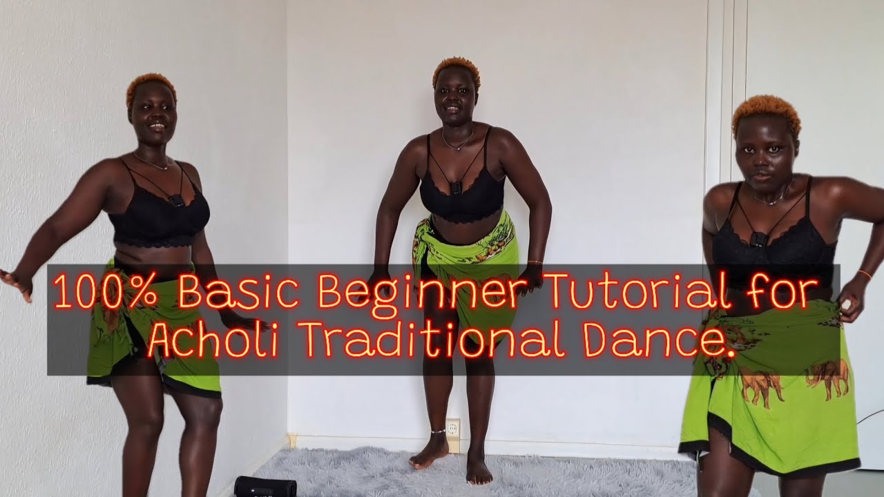 Basic Beginner tutorial for Acholi Traditional Dance. Performed by BlissAnn
