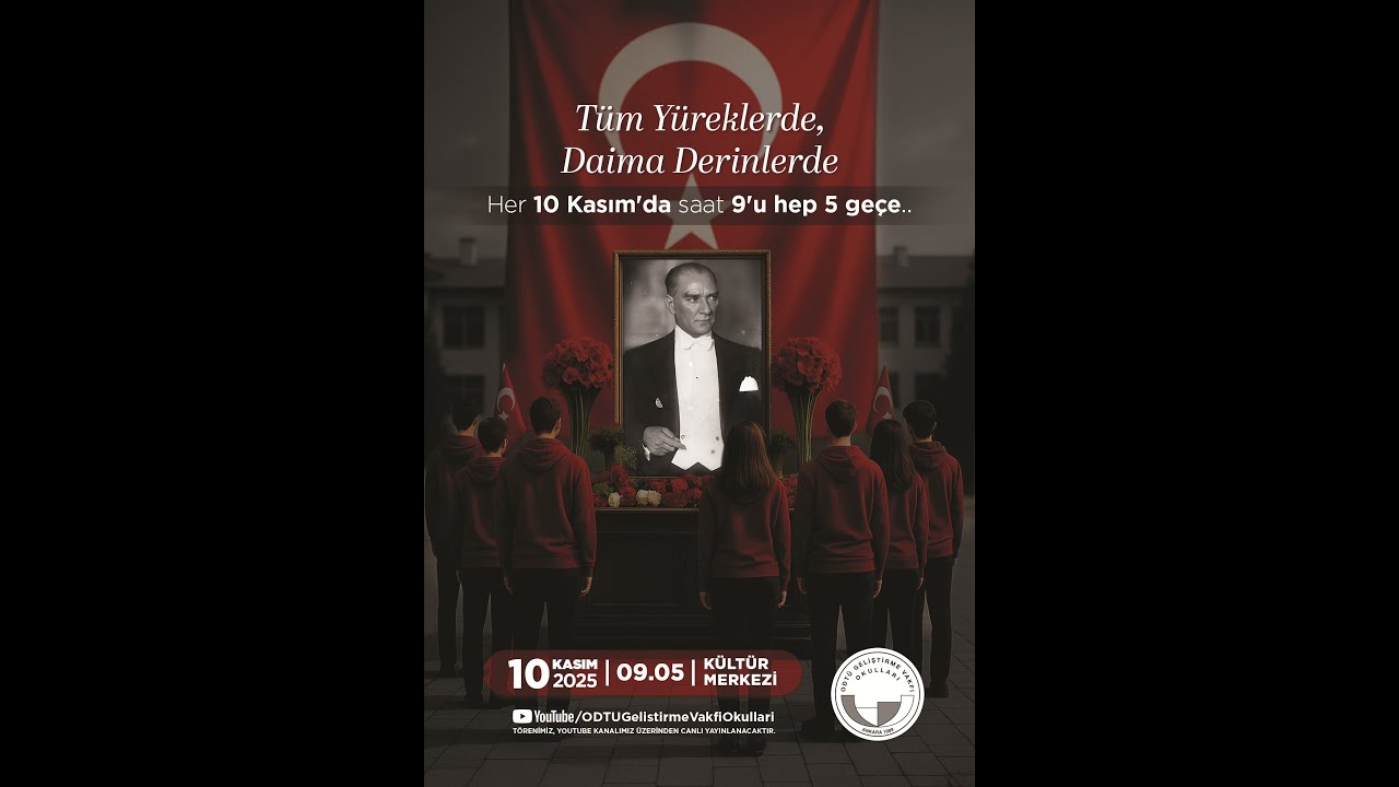 10 Kasım Atatürk'ü Anma Töreni