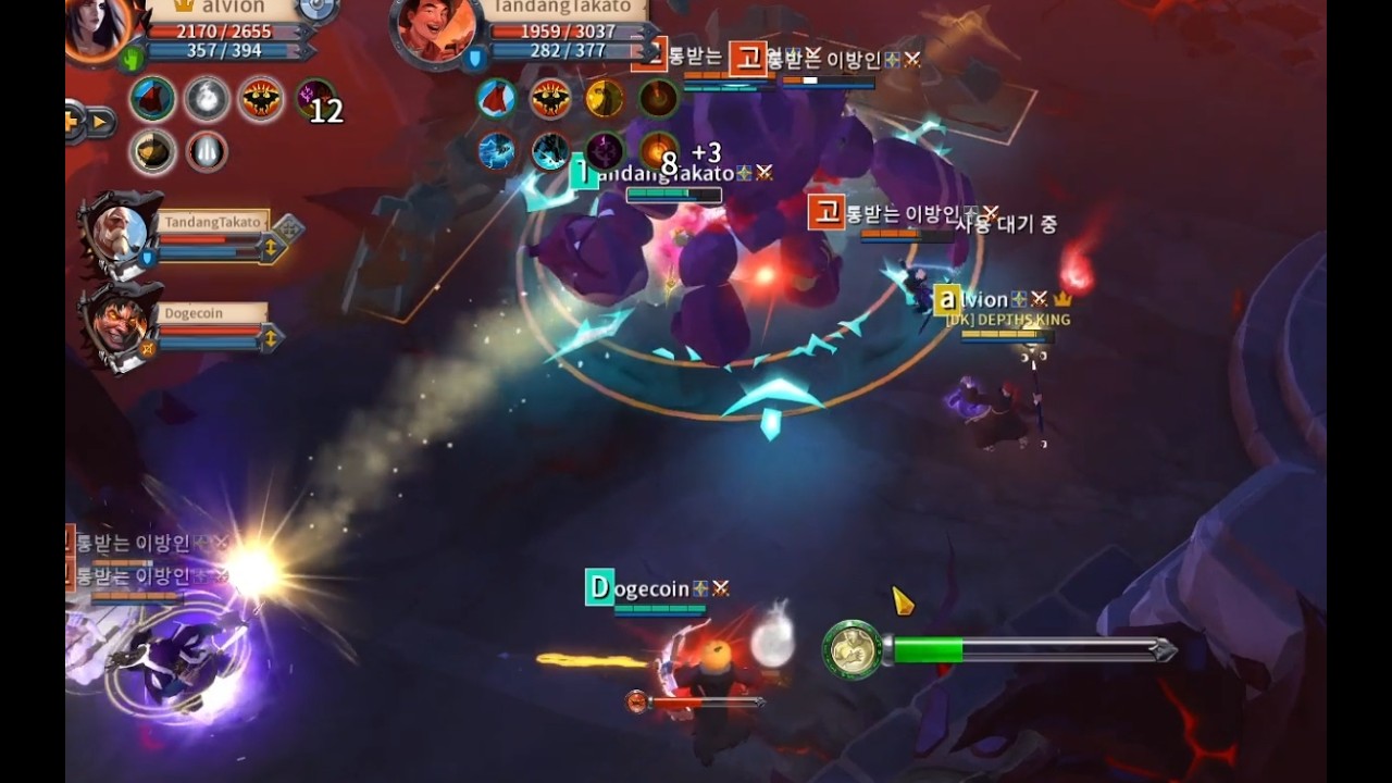 Albion Depths 3vs3 fight healer POV