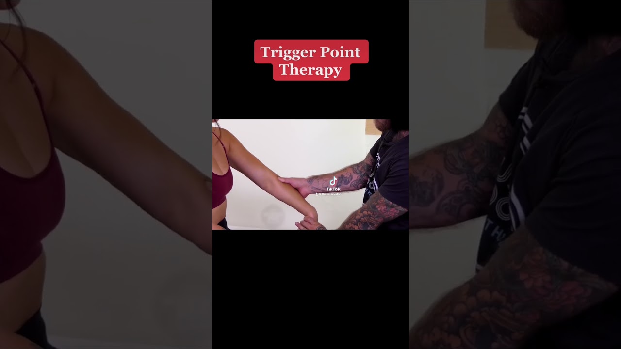 Trigger Point Therapy: Brachioradialis. #triggerpoint #massage #dryneedling  #cupping