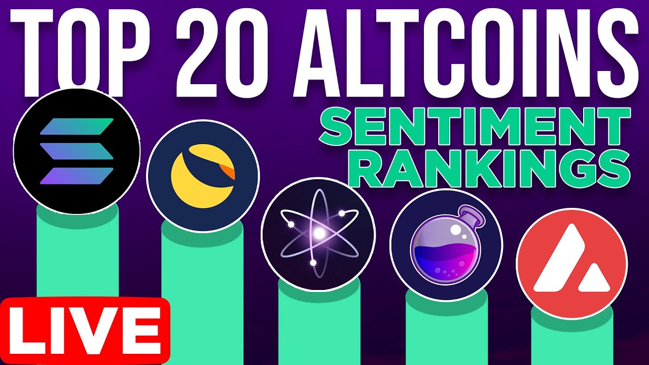 TOP 20 Altcoins Sentiment Rankings | Solana & Cosmos Analysis